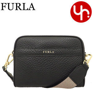 FURLA Onyx Nero Black Leather Crossbody Bag